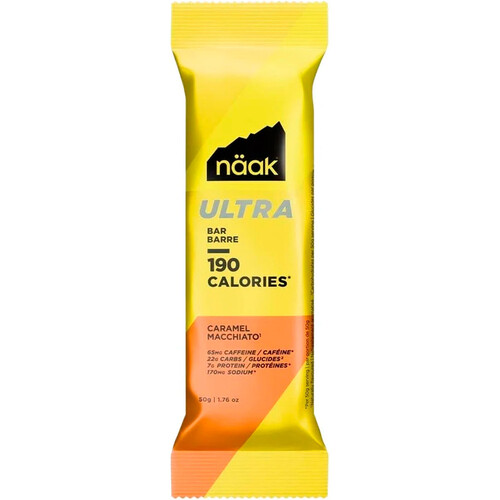 Näak barritas energéticas Caramel Macchiato - Ultra Energy Caffei 