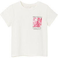 Nameit camiseta manga corta niña DULRIKKA BLANCO