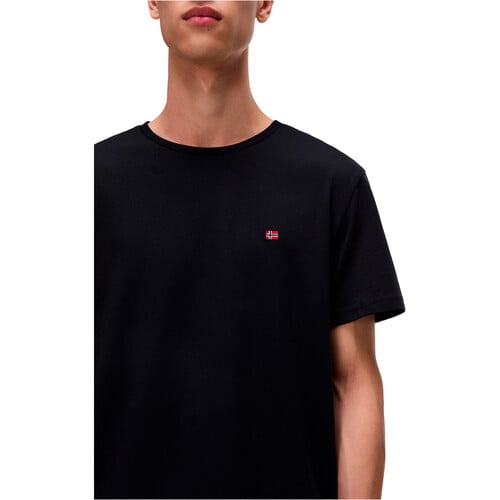 Napapijri camiseta manga corta hombre SALIS SUM NEGRO