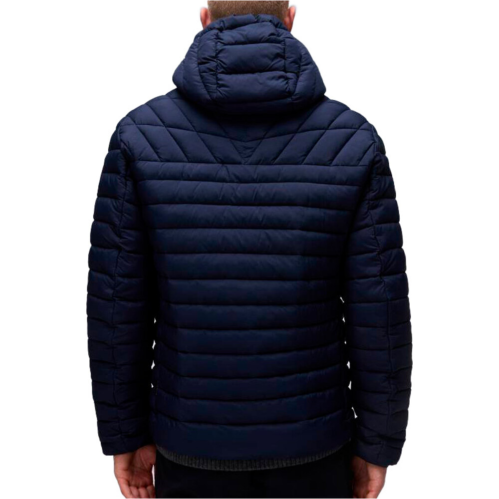 Napapijri chaquetas hombre LAPAZ AZUL vista trasera