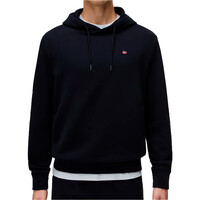 Napapijri sudadera hombre BALIS H SUM NEGRO vista frontal