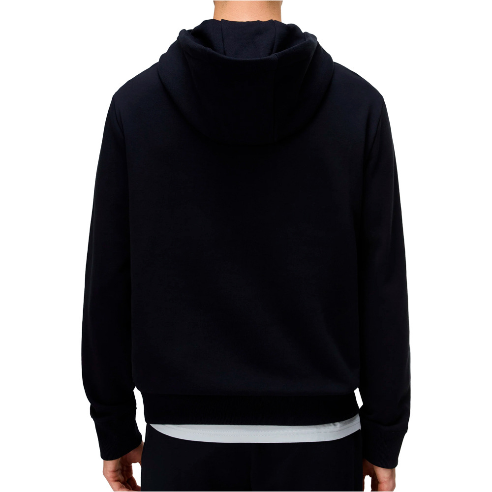 Napapijri sudadera hombre BALIS H SUM NEGRO vista trasera