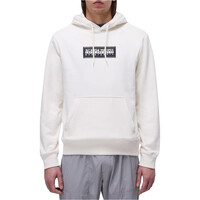 Napapijri sudadera hombre BOX LOGO BLANCO