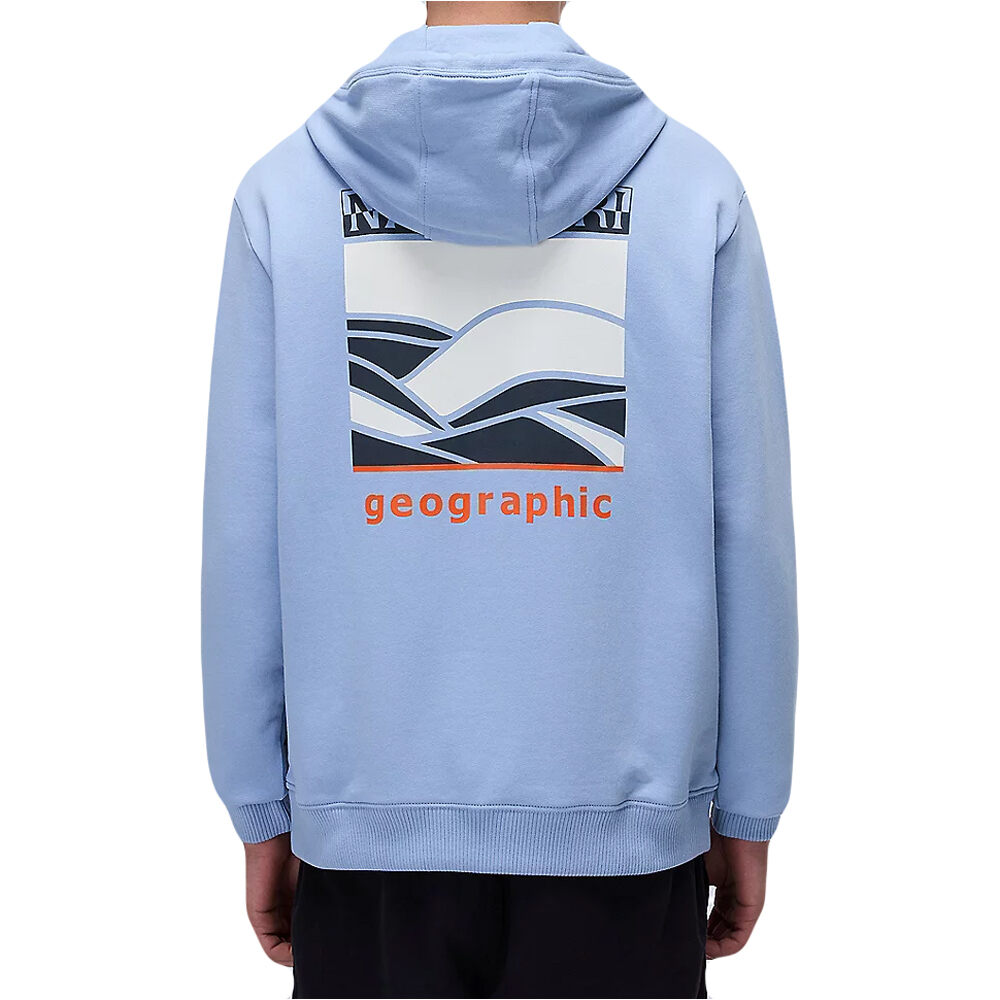 Napapijri sudadera hombre SOVANA AZUL vista trasera