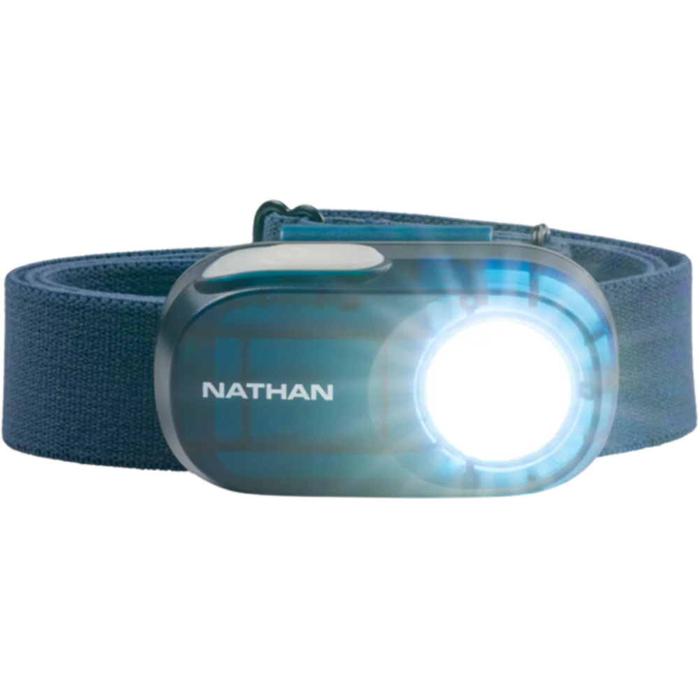 Nathan varios running CINTURON LUNA FIRE 400 RX AZUL vista frontal