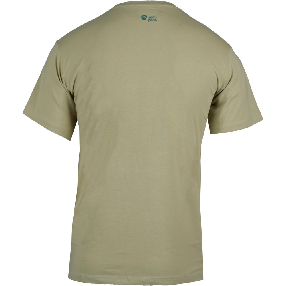 Neak Peak camiseta montaña manga corta hombre MADISON VERDE vista trasera