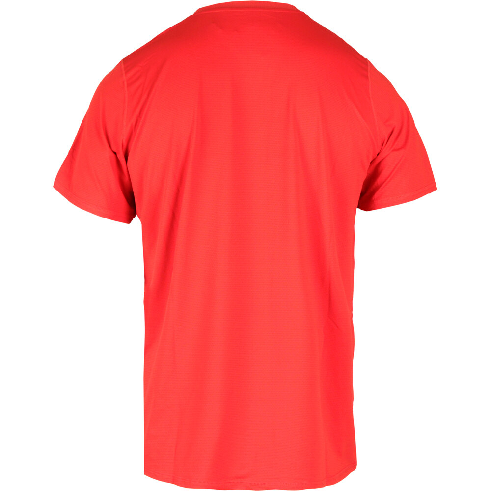 Neak Peak camiseta montaña manga corta hombre THIAGO NARANJA vista trasera