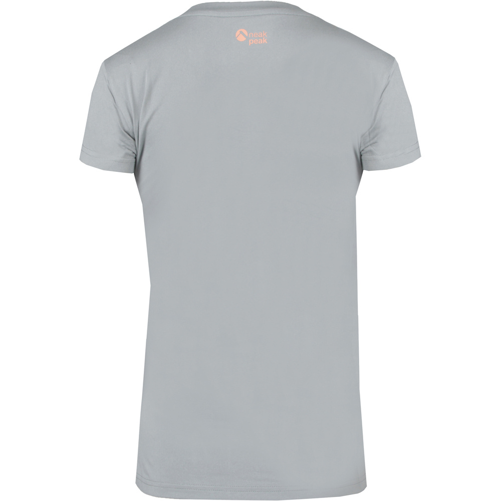 Neak Peak camiseta montaña manga corta mujer JULIETA BLANCO vista trasera