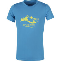 Neak Peak camiseta montaña manga corta niño ALMOS AZUL vista frontal
