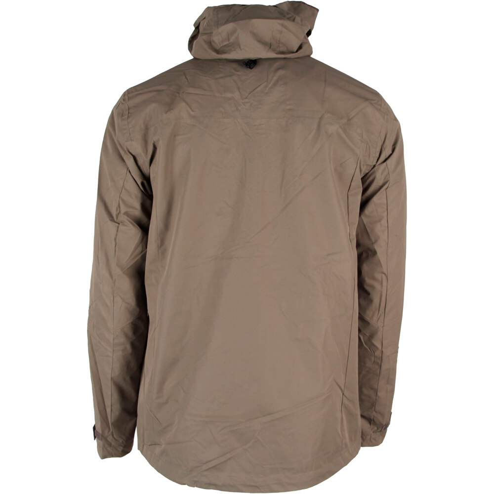 Neak Peak chaqueta impermeable hombre SAVAN MARRON vista trasera
