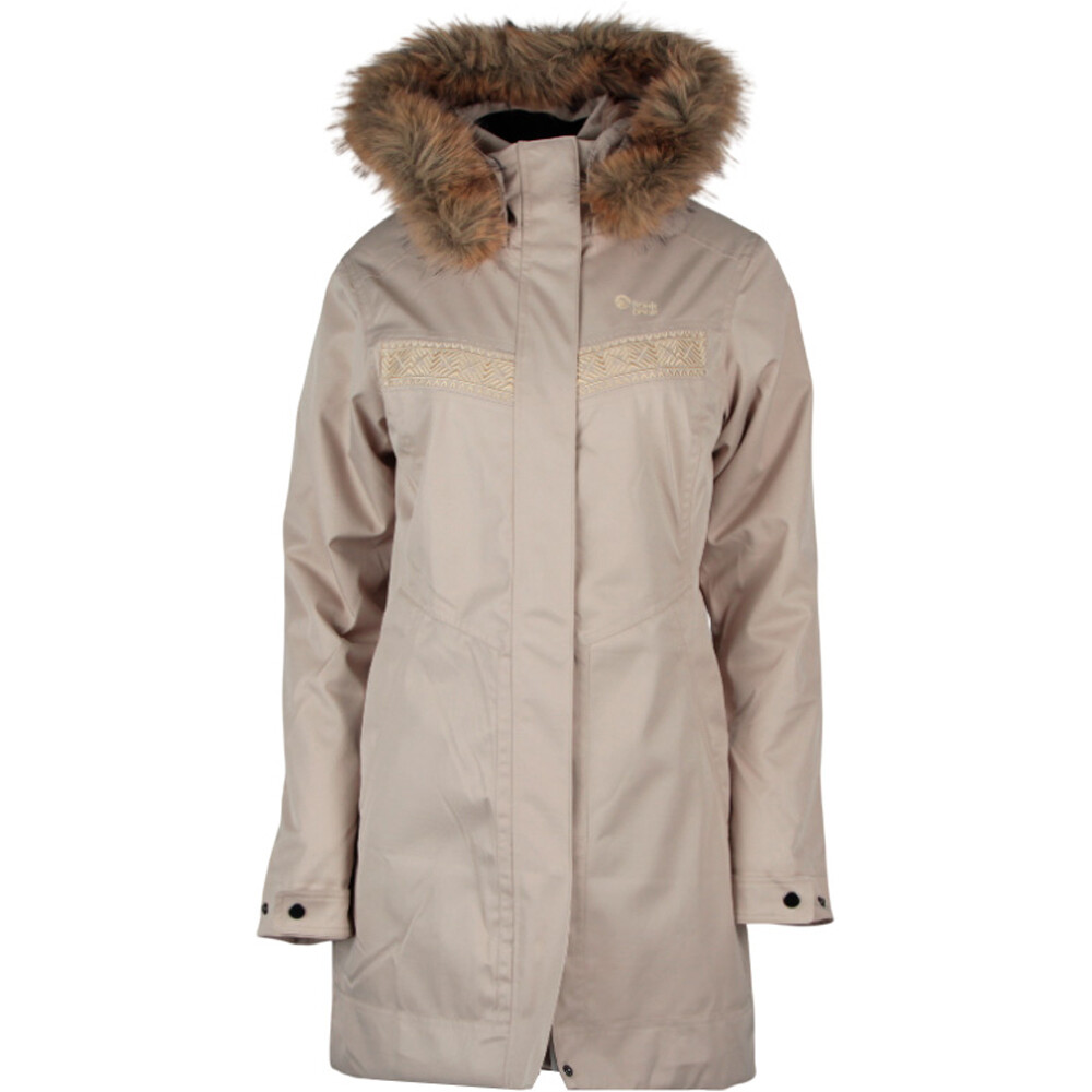 Neak Peak chaqueta impermeable insulada mujer REA MARRON vista frontal