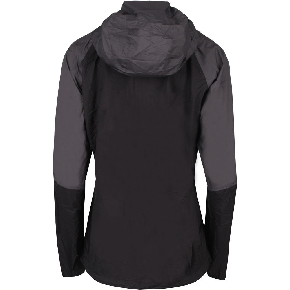 Neak Peak chaqueta impermeable mujer RUBENA NEGRO vista trasera