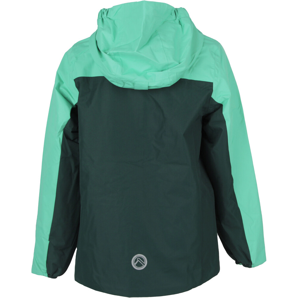 Neak Peak chaqueta impermeable niño TEKOR AZUL vista trasera