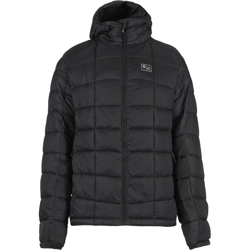 Neak Peak chaqueta outdoor hombre MARQUE NEGRO vista frontal