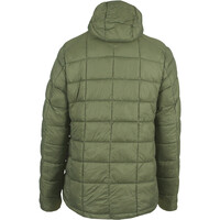 Neak Peak chaqueta outdoor hombre MARQUE VERDE vista trasera