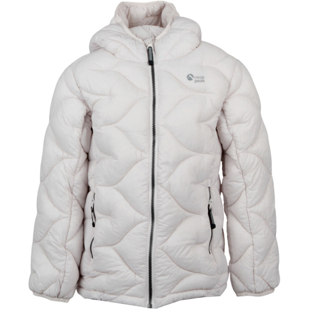 Neak Peak chaqueta outdoor niño SANTINIA GRIS vista frontal