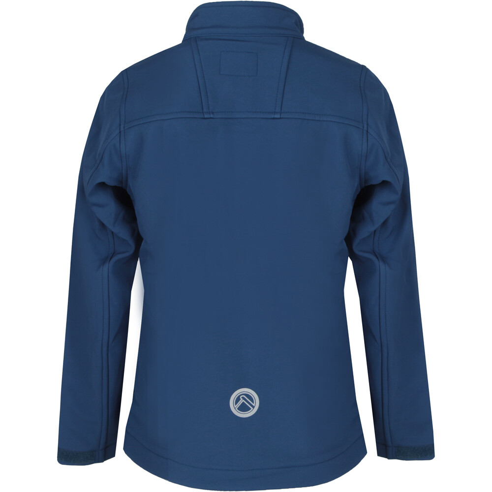 Neak Peak chaqueta softshell niño LUIS AZUL vista trasera
