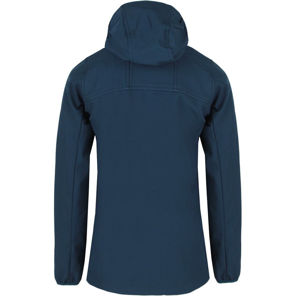 Neak Peak chaqueta softshell niño MARCO AZUL vista trasera