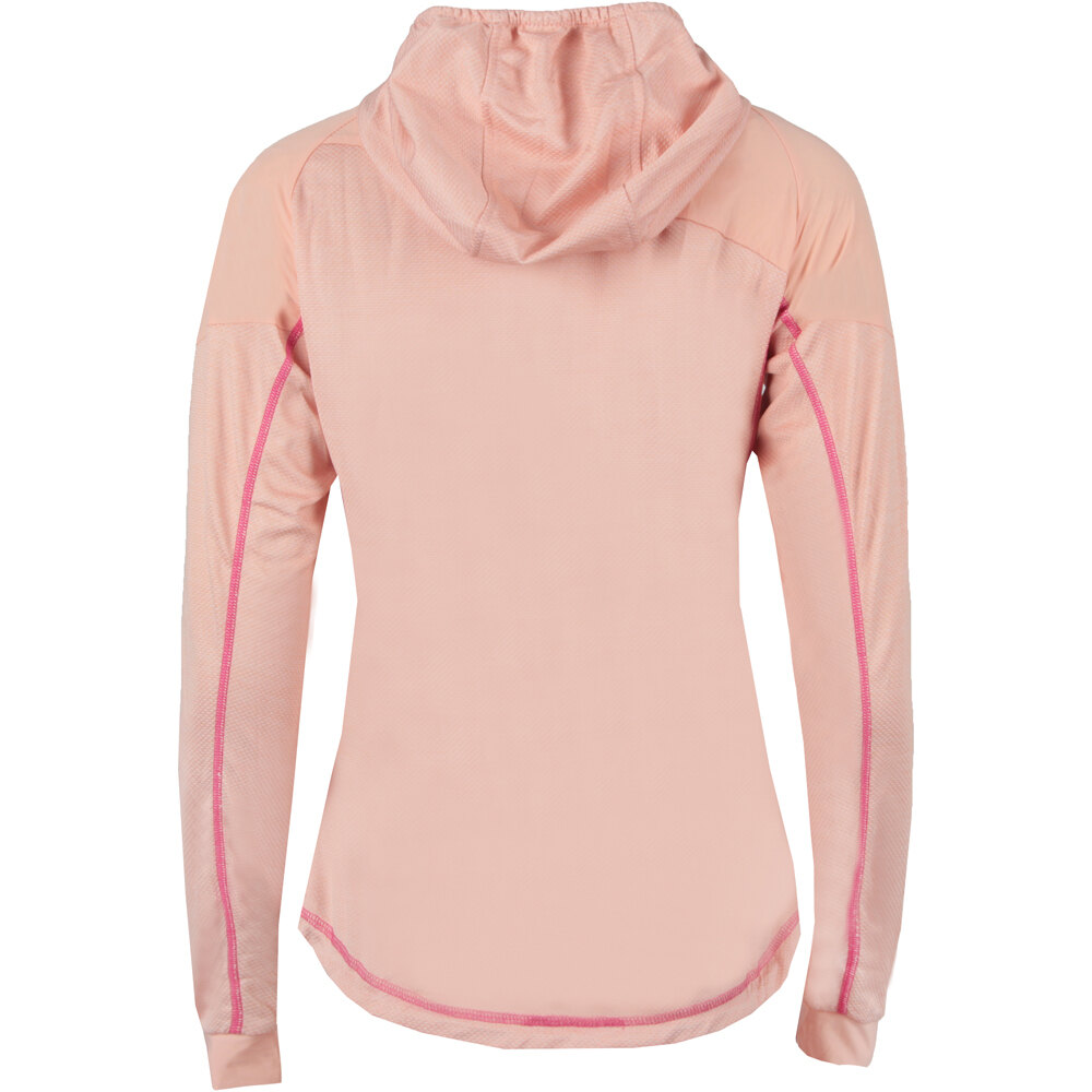 Neak Peak forro polar mujer MAYA ROSA vista trasera