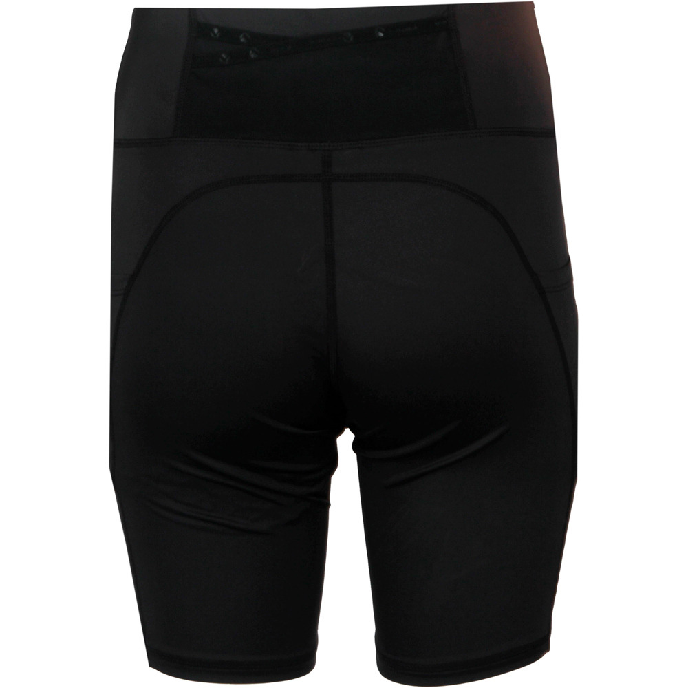 Neak Peak malla larga mujer AURERIA NEGRO vista trasera