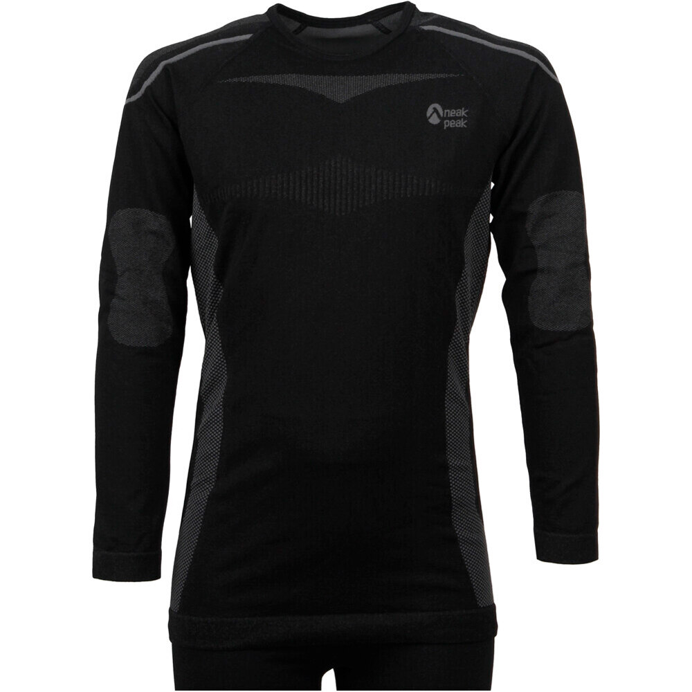 Neak Peak ropa térmica niño DELTANI NEGRO vista detalle
