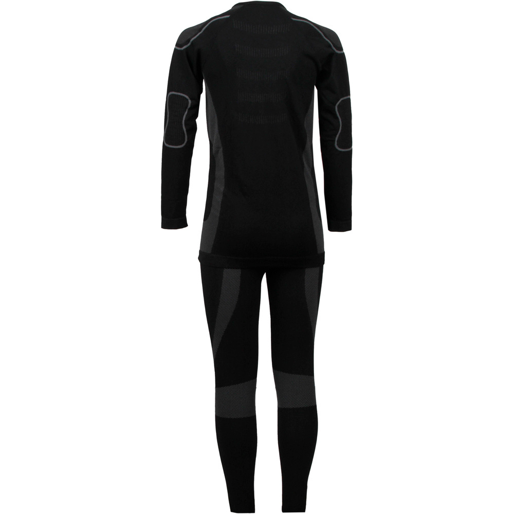 Neak Peak ropa térmica niño DELTANI NEGRO vista trasera