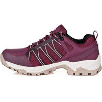 Neak Peak zapatilla trekking mujer FOCUS LOW ROJO lateral interior