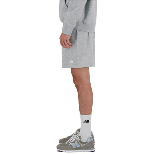 New Balance bermudas hombre FRENCH TERRY GRIS