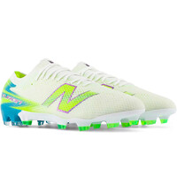 New Balance botas de futbol cesped artificial Furon Pro FG V9 BLANCO lateral interior