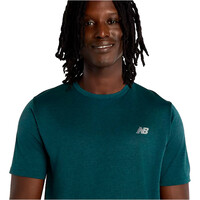 New Balance camiseta técnica manga corta hombre Athletics T-Shirt VERDE 03