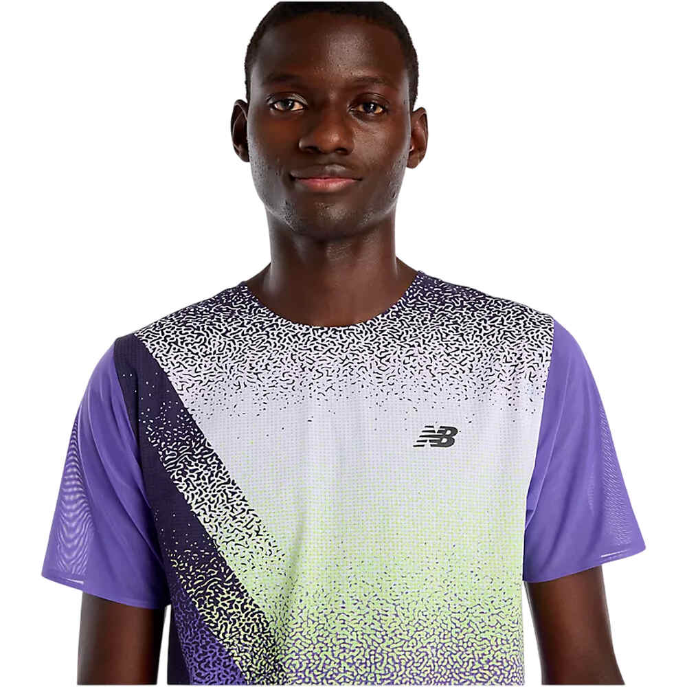 New Balance camiseta técnica manga corta hombre RACE DAY ULTRA LIGHT MORADO 03