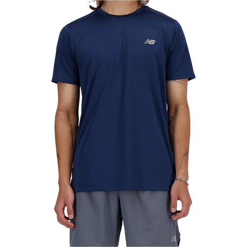 NEW BALANCE RUN T-SHIRT azul