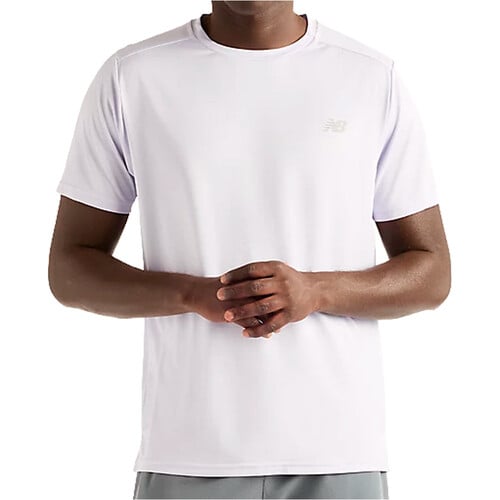 NEW BALANCE SPORT ESSENTIAL T-SHIRT morado