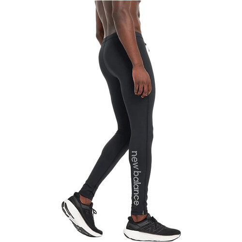 NEW BALANCE SLEEK REFLECTIVE TIGHT negro