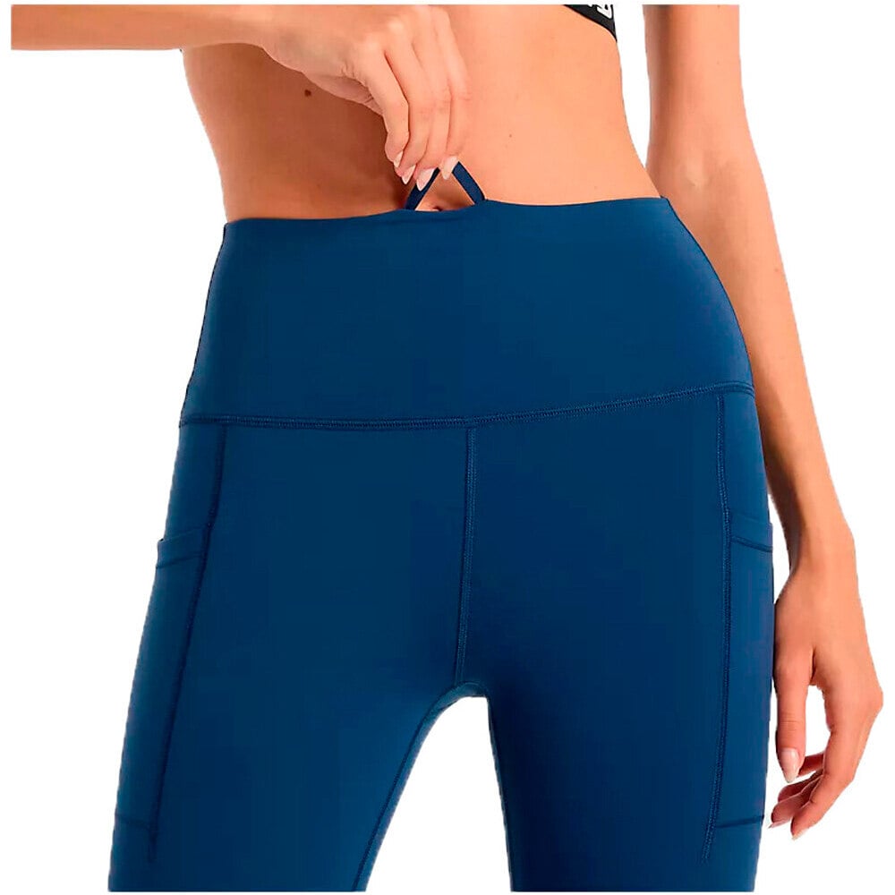 New Balance malla larga running mujer SLEEK POCKET HIGH RISE LEGGING 27 AZUL 03
