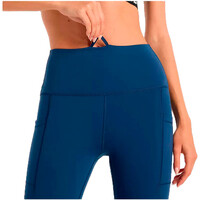 New Balance malla larga running mujer SLEEK POCKET HIGH RISE LEGGING 27 AZUL 03