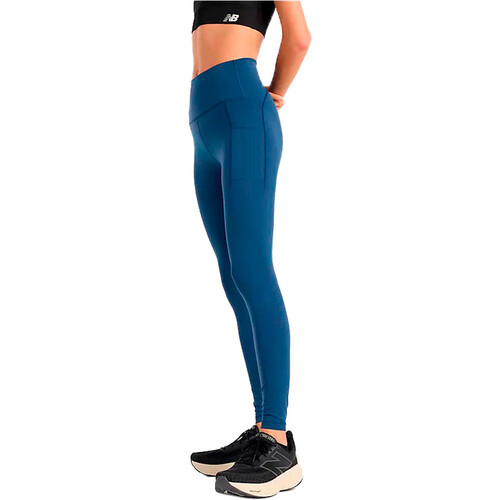 NEW BALANCE SLEEK POCKET HIGH RISE LEGGING 27 azul