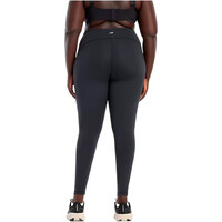 New Balance malla larga running mujer SLEEK POCKET HIGH RISE NEGRO vista trasera