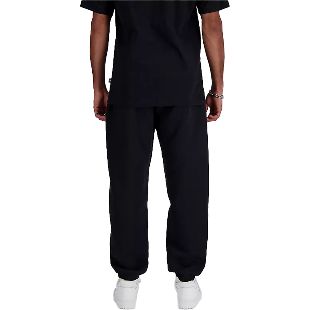 New Balance pantalón hombre SPORT ESSENTIALS NEGRO vista trasera