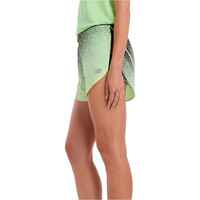 New Balance pantalón running mujer RC ULTRA LIGHT PRINTED 3 VERDE vista detalle