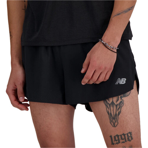 New Balance pantaloneta técnica hombre SEAMLESS SHORT 3 INCH NEGRO