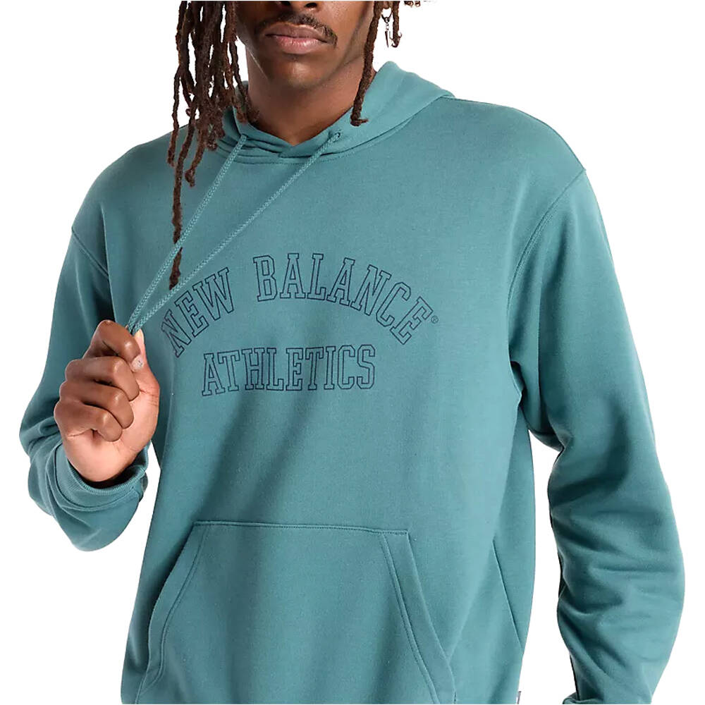 New Balance sudadera hombre GRAPHIC VERDE 03