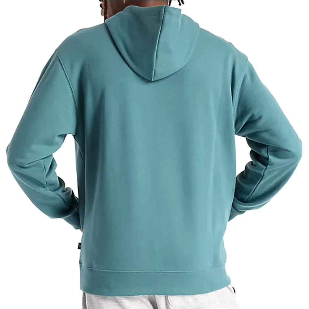 New Balance sudadera hombre GRAPHIC VERDE vista trasera