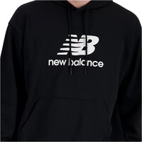 New Balance sudadera hombre SPORT ESSENTIALS LOGO NEGRO 03