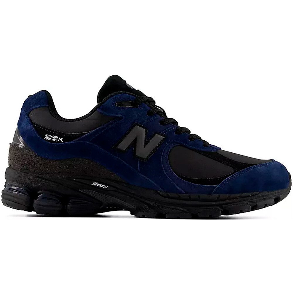 New Balance zapatilla moda hombre 2002R AZUL lateral exterior