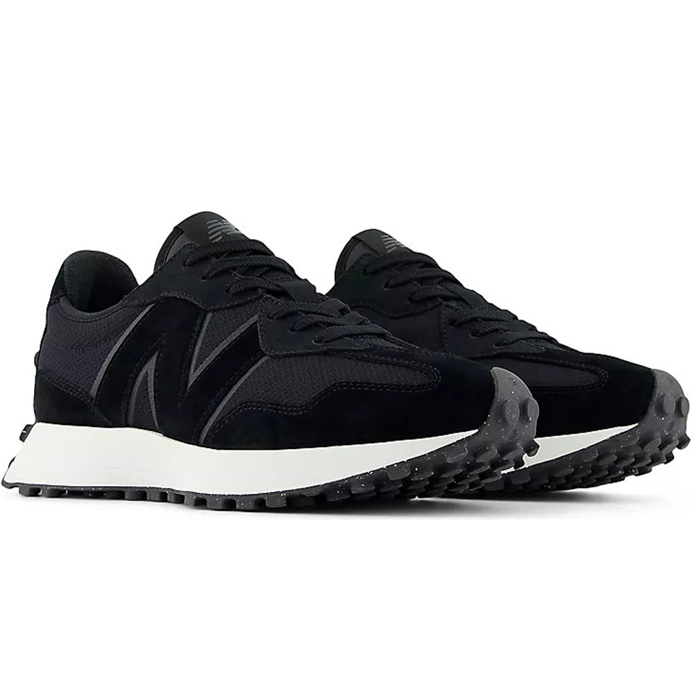 New Balance zapatilla moda hombre 327 NEGRO puntera