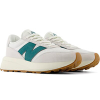 New Balance zapatilla moda hombre 370 MARRON lateral interior