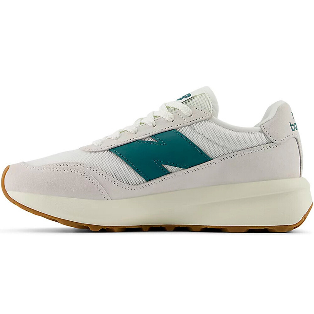 New Balance zapatilla moda hombre 370 MARRON puntera