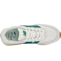 New Balance zapatilla moda hombre 370 MARRON vista superior