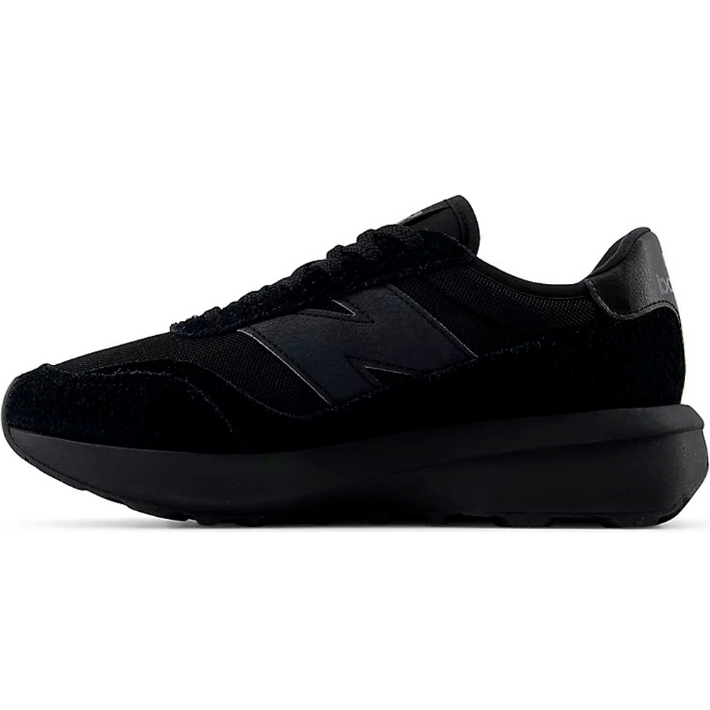 New Balance zapatilla moda hombre 370 NEGRO puntera